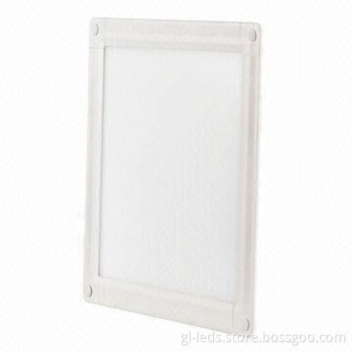Ultra-thin Structure (8mm) High-brightness LED Panel Light with Aluminum + PMMA Materials, RoHS Mark